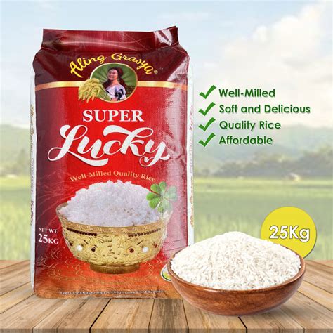 Aling Grasya Super Lucky Well Milled Rice Kg Lazada Ph