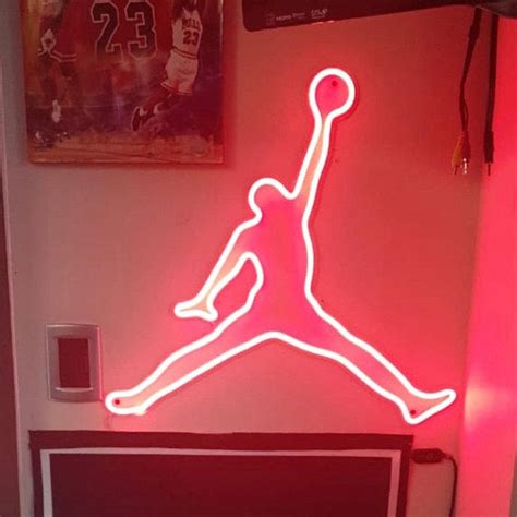 🛒 Jordan Led Neon Sign Air Jordan Logo Neon Jumpman Led Sign