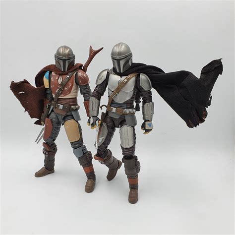 Mandalorian Cape Soft Goods Wire Cape Black Series Shf Upgrade