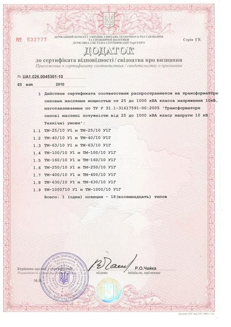 Сертификаты | NPP Integral LLC