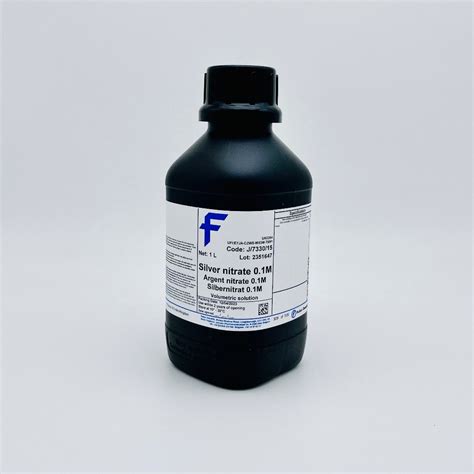 Silver Nitrate M Standard Solution Agno M Bottle L Us Fisher