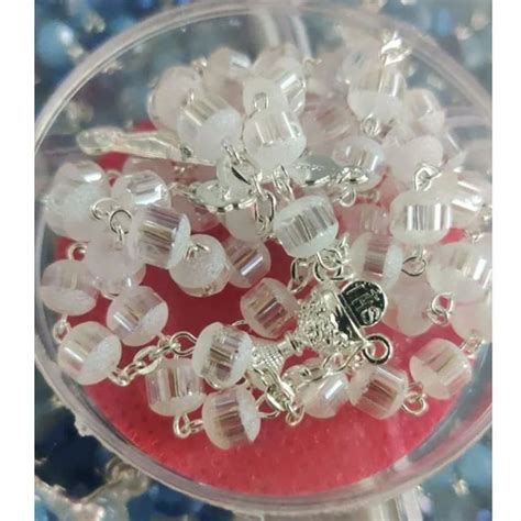 Round Plastic White Beads Chain Rosary At Rs 100piece In Ernakulam