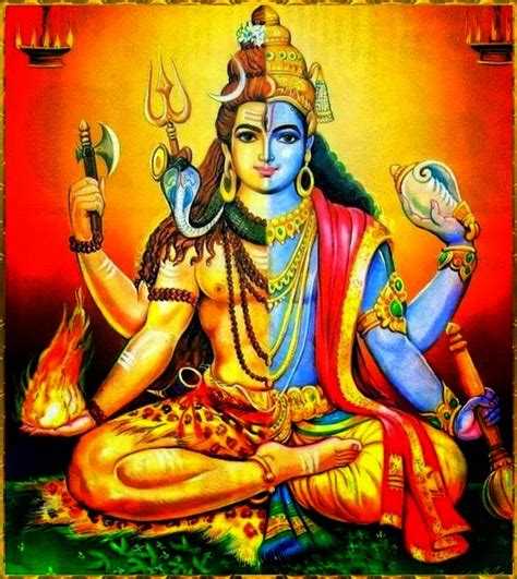 Harihara Shiva Vishnu Form Images