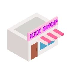 Sex Shop Icons Cartoon Style Royalty Free Vector Image