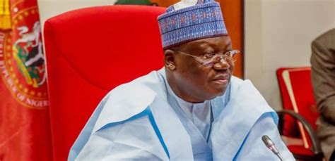 Lawan Reveals Senators Earn N1 5 Million House Of Representatives Members N1 3 Million Monthly