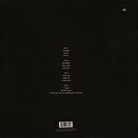 Ariana Grande Thank U Next 2lp Vinyl