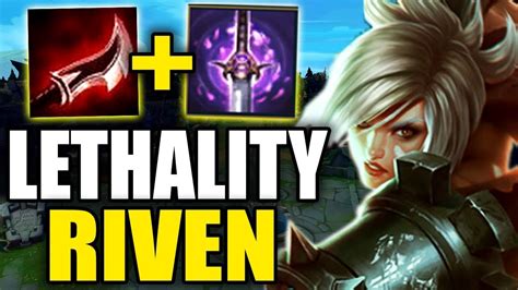 Ultimate Riven Lethality Build Season 10 Riven Gameplay League Of