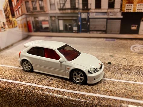 Hot Wheels Honda Civic Type R Ek Real Rider Wheel Swap Etsy