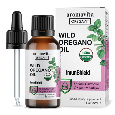 Amazon.com: AROMAVITA ImunShield Wild Oregano Oil Organic Liquid Drops