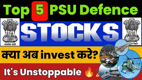 Top 5 Unstoppable PSU Defense Stocks You Must Invest In Now