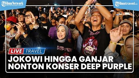 Jokowi Hingga Ganjar Pranowo Asyik Nonton Konser Deep Purple Di Solo