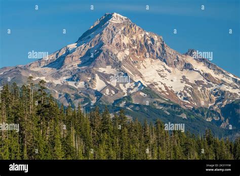 Scenic View Of Mount Hood Oregon Usa Stock Photo Alamy