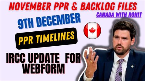 Th December Ppr Timeline Ppr Timeline Canada Ppr Timeline Today