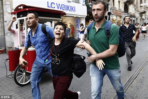 Turkish Police Use Tear Gas On Activists At Gay Pride Parade In Istanbul Daily Mail Online