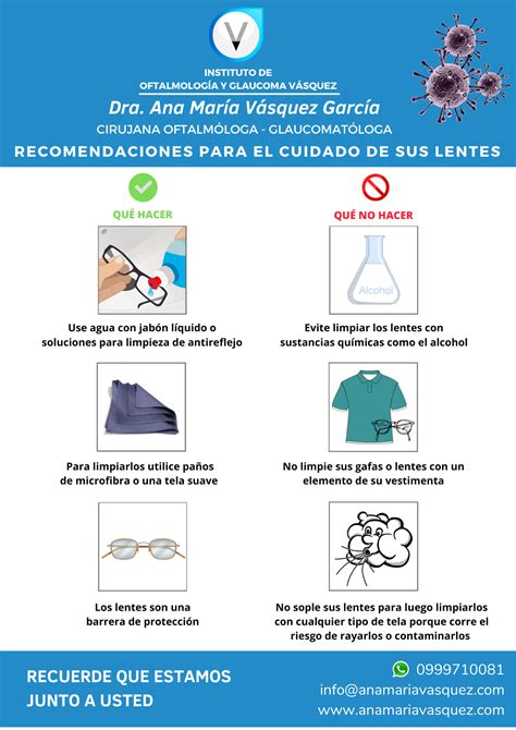 Recomendaciones Para El Cuidado De Sus Lentes Instituto De