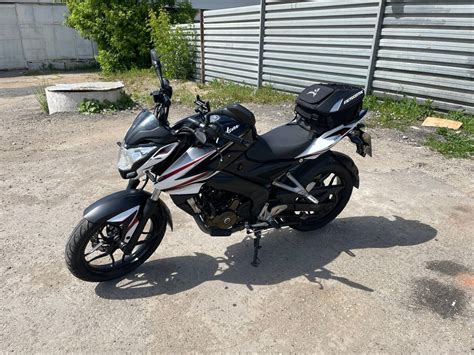 Купить б у Bajaj Pulsar NS карбюратор передач в Москве белый naked bike года на Авто