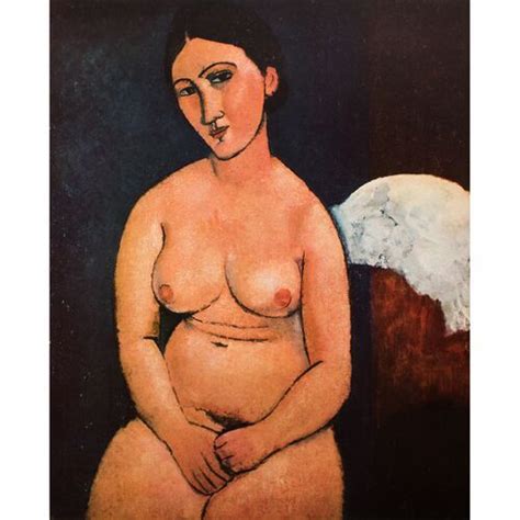 1950s A Modigliani Seated Nude Modigliani Amedeo Modigliani Modigliani Art