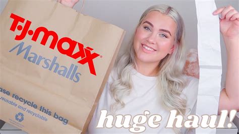 HUGE TJ MAXX MARSHALLS HAUL Makeup Clothing More Paige Koren