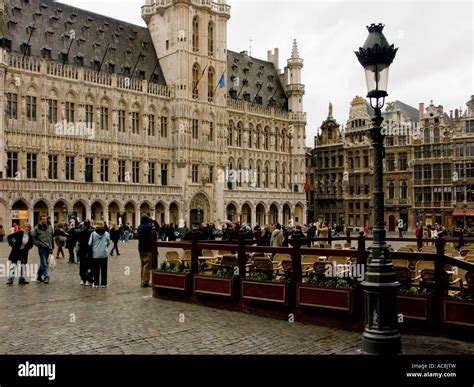 Hotel de Ville Grand-Place Brussels Stock Photo - Alamy