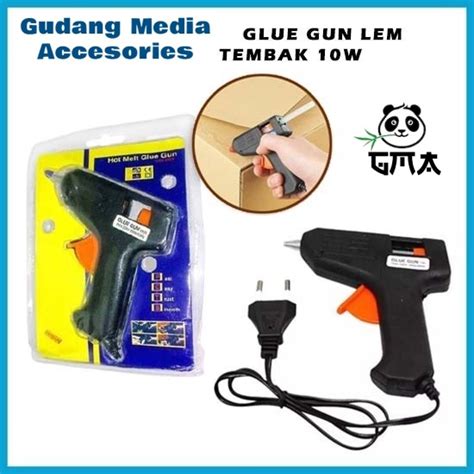 Jual Hot Melt Glue Gun 10Watt Alat Lem Tembak Pistol Mini 10W Hemat Listrik Shopee Indonesia