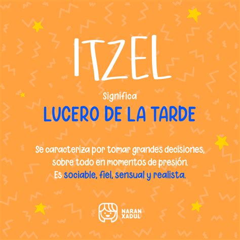 Significado Del Nombre Itzel