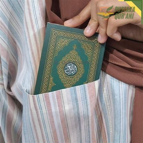 jual mushaf madinah  saku impor al qosbah al quran standar