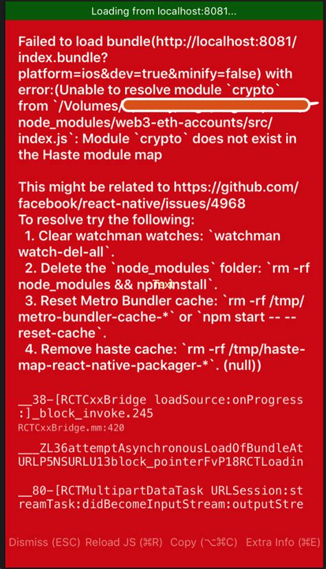 React Native Unable To Resolve Module Crypto In Reactnative Stack