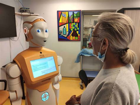 Socially assistive robots ease pressure on hospital staff and reassure