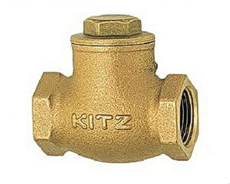 Jual Swing Check Valve Kitz Asli 2 Inch Kuningan Drat Brass Inch Di