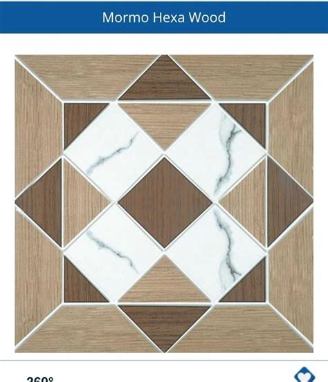 Matte Ceramic Kajaria Mormo Hexa Wood Floor Tiles Size X Feet