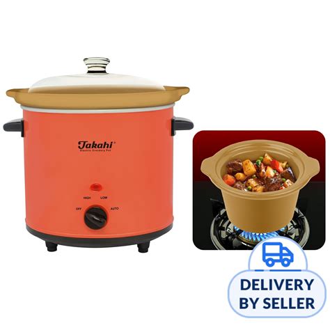 Takahi 3 0L Electric Crockery Pot Slow Cooker 3525 Type HR WO NTUC