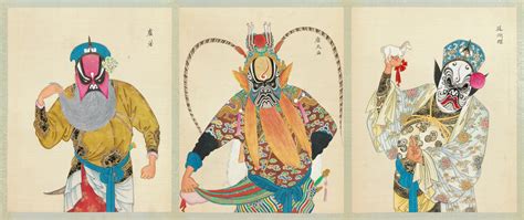 Peking Opera Characters (ca. 1900) – The Public Domain Review