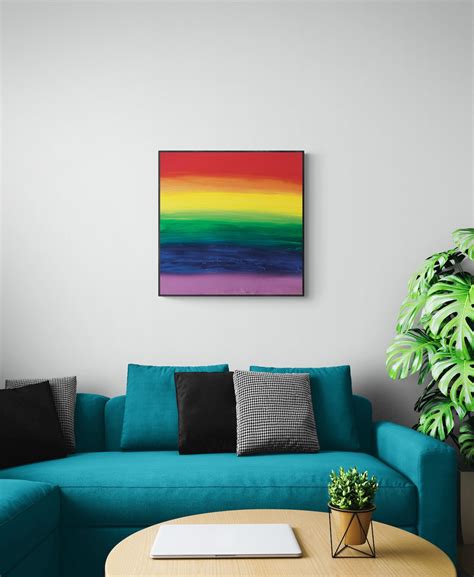 Pride Painting Art LGBTQ Painting Queer Gay Lesbian Art Etsy