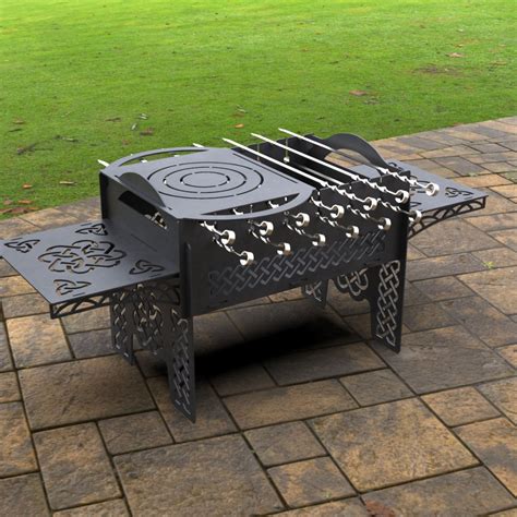 Nordic fire pit digital product files dxf svg for cnc plasma laser