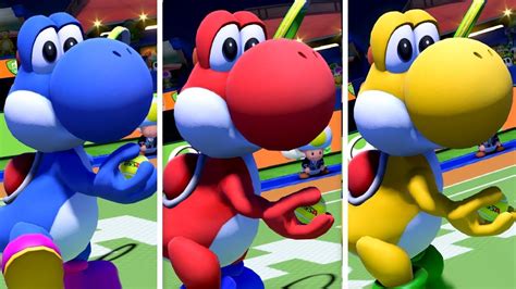 How to unlock different Yoshi colors in Mario Tennis Aces - YouTube