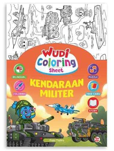 Wudi Coloring Sheet Kendaraan Militer Indonesia Wahyumedia