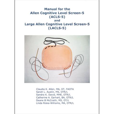 Manual For Allen Cognitive Level Screen 5 55 Off