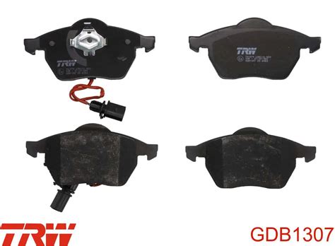 GDB1307 TRW колодки тормозные передние дисковые