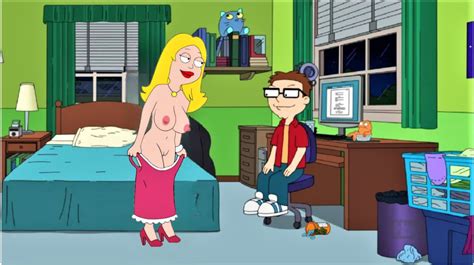 Busty Hentai American Dad Big Breasts Erect Nipples Francine Smith