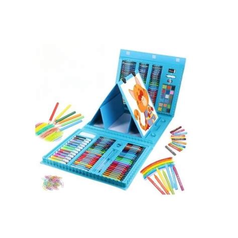 Malette dessin Enfant 208 pièces Kit Coloriage Enfant Sets de dessin