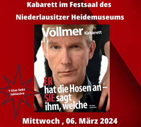 Kabarettabend Mit Peter Vollmer Im Niederlausitzer Heidemuseum