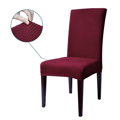 Subrtex Dining Room Chair Slipcovers Parsons Chair Covers Set Of 4 Stretch Dining Chair Covers