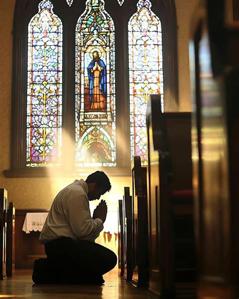 kneeling prayer church