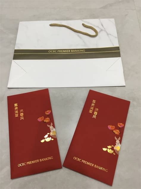 Ocbc Premier Set Cny Ang Pow Red Packet Hong Bao Year Of The