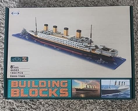 New Titanic Micro Mini Building Blocks Set 1860pcs Titanic Toy Ship