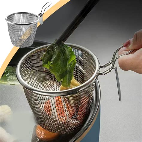 VBXOAE Multifunctional Stainless Steel Hot Pot Colander Spoon For Easy Food Retrieval And Oil
