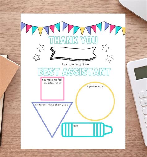 Teacher Assistant Appreciation Etsy