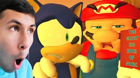 SONIC DOES SOMETHING NASTY Anand The Gamer Reacts Mario Reacts To