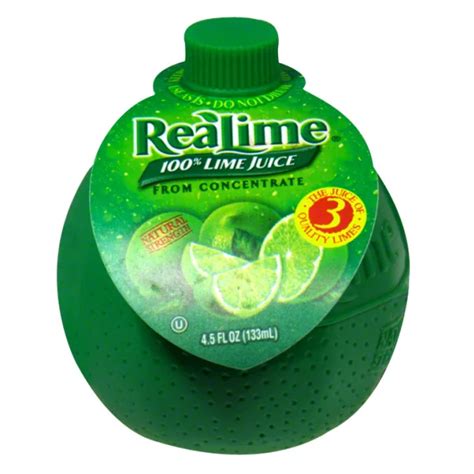 Realime 100 Lime Juice Shop Juice At H E B