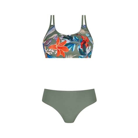 Μαγιό μαστεκτομής Bikini Set Amoena Krabi SB Λαδί Τιμή 99 90